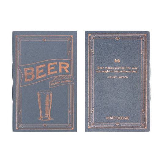Beer Tasting Pocket Journal Recycled Paper