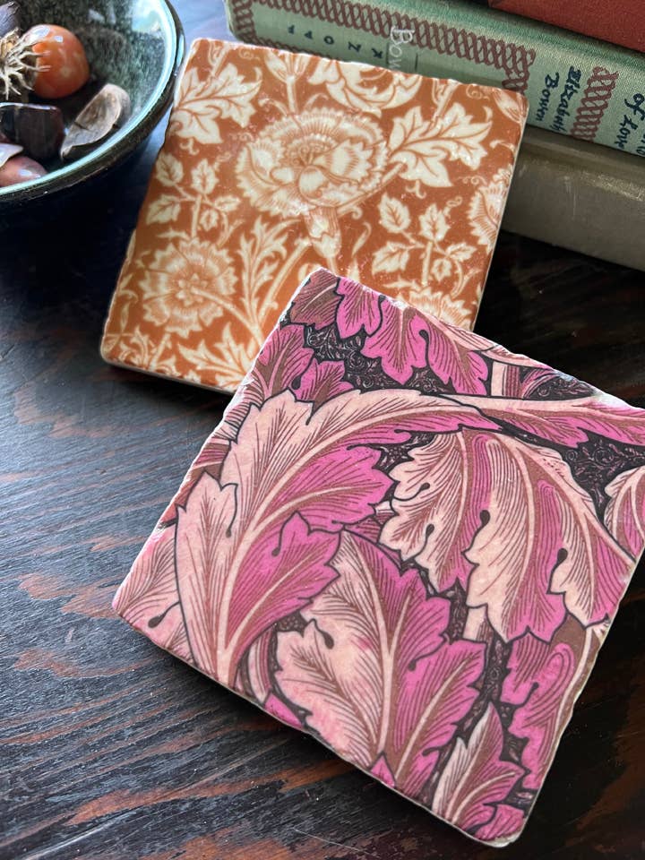 Autumn Bounty stone coasters