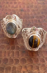 Sterling Ring w/Stone
