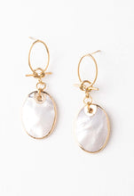 Load image into Gallery viewer, Iridescent Cloud Mother of Pearl Earrings
