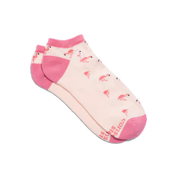 Adult Ankle Socks That Protect Flamingos