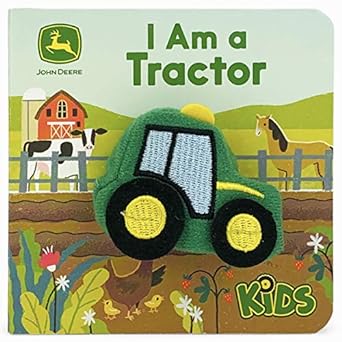I Am a Tractor - John Deere Finger Puppet Book for Babies and Toddlers 1223