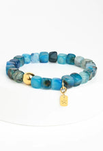 Load image into Gallery viewer, Halcyon Agate Beaded Bracelet
