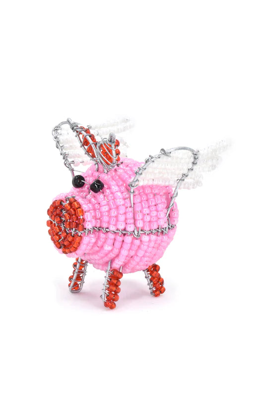 Patmore's When Pigs Fly Beadwork Sculpture