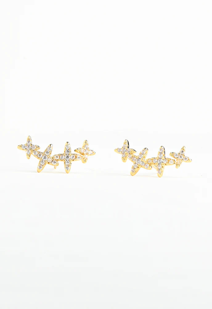 Star Gazing Crawler Earrings