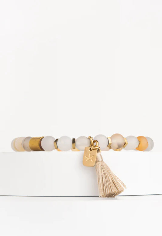 XiXi Beaded Tassel Bracelet