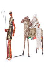 Load image into Gallery viewer, Leaving for Egypt Banana Fiber Nativity Sculpture with Box
