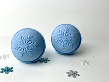 Load image into Gallery viewer, Sparkling Snowflakes Bath Bomb
