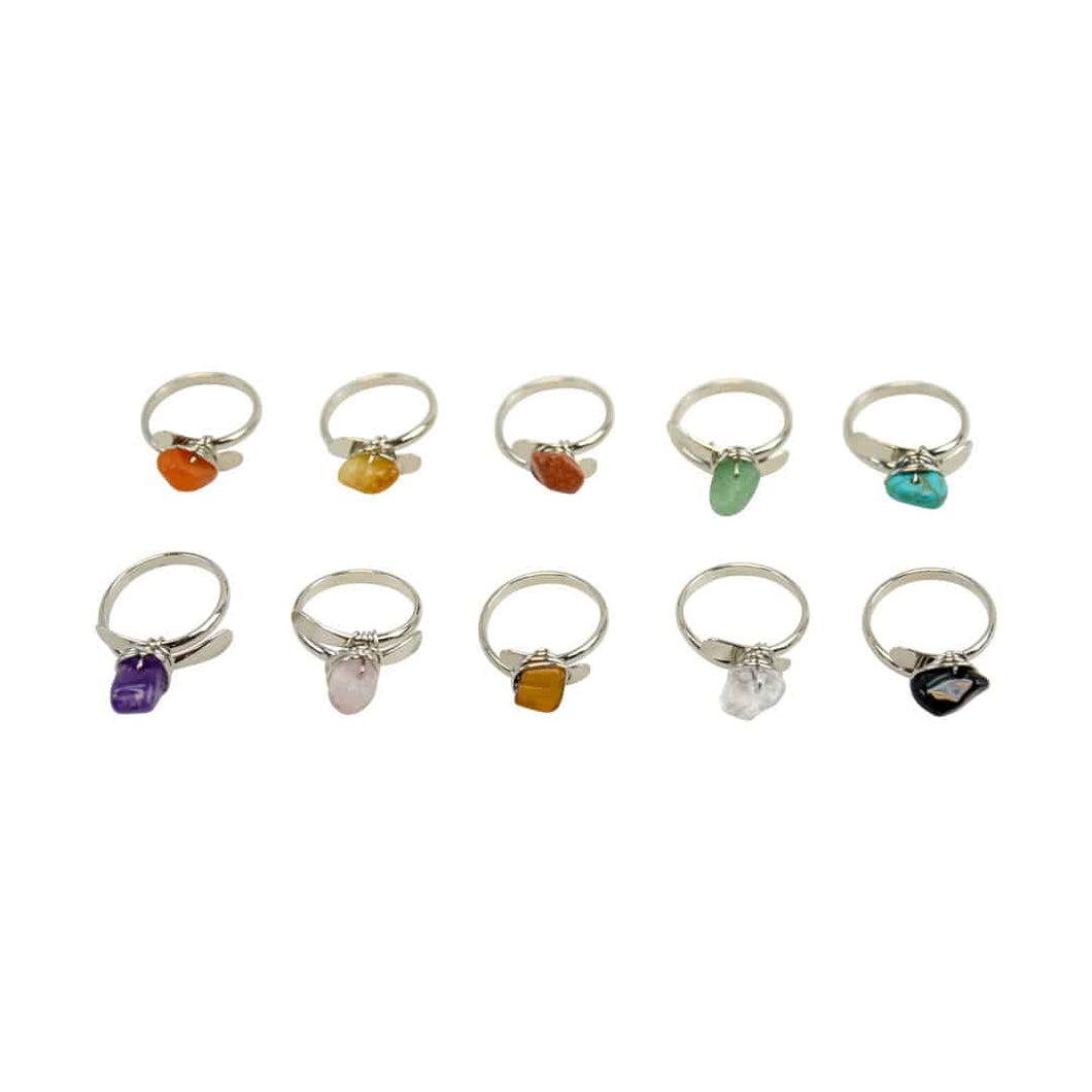 Wrapped Stone Ring