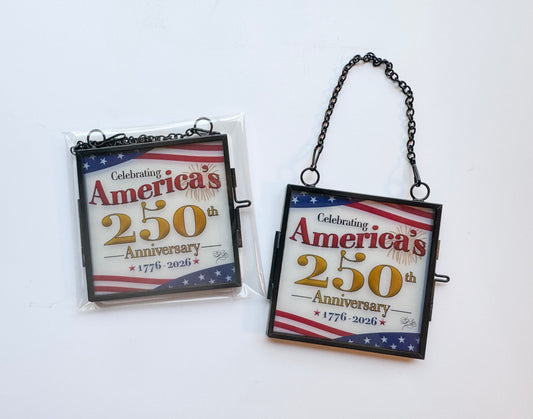 USA 250th Translucent Window Art