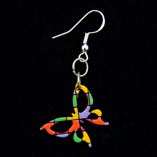 Wood Animal Earrings