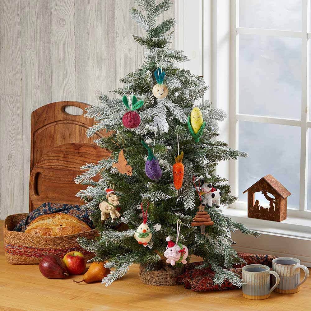 Produce Pals Ornaments - Set of 5