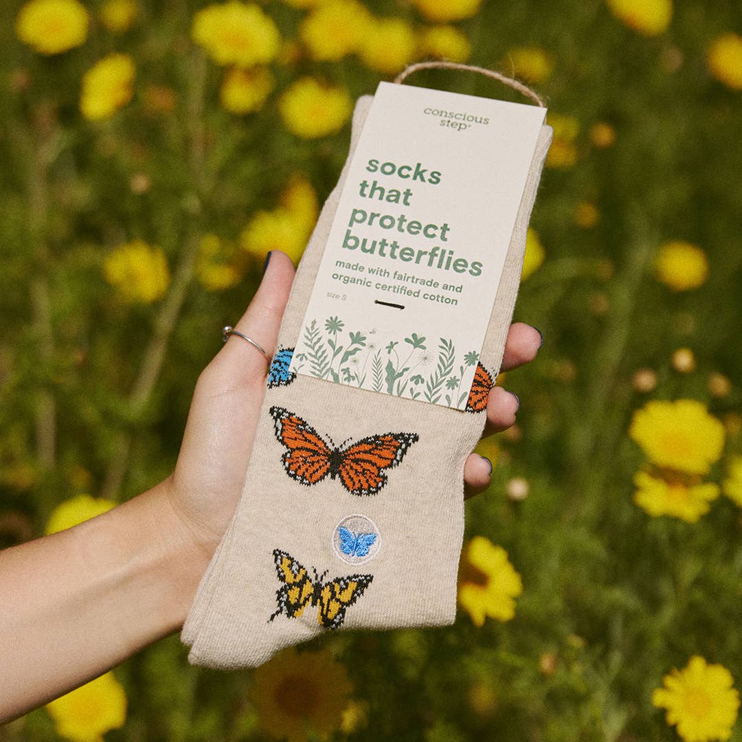 Socks that Protect Butterflies: Medium