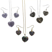 Load image into Gallery viewer, Amethyst Heart Sets
