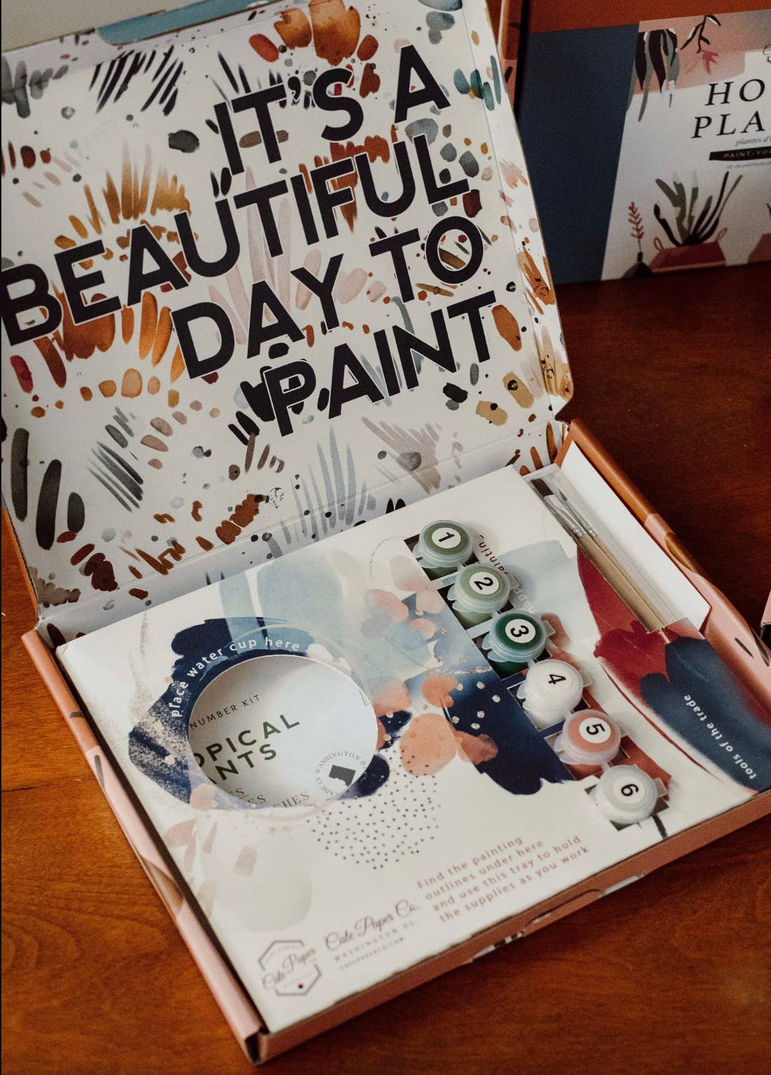 Paint-By-Numbers kit Flock and Flower
