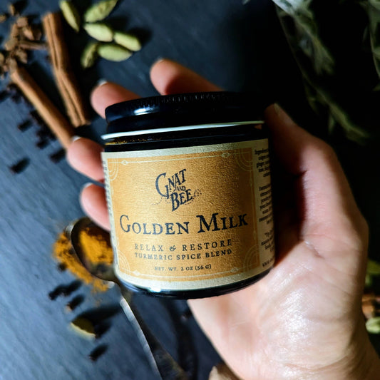 Golden Milk: Glass jar