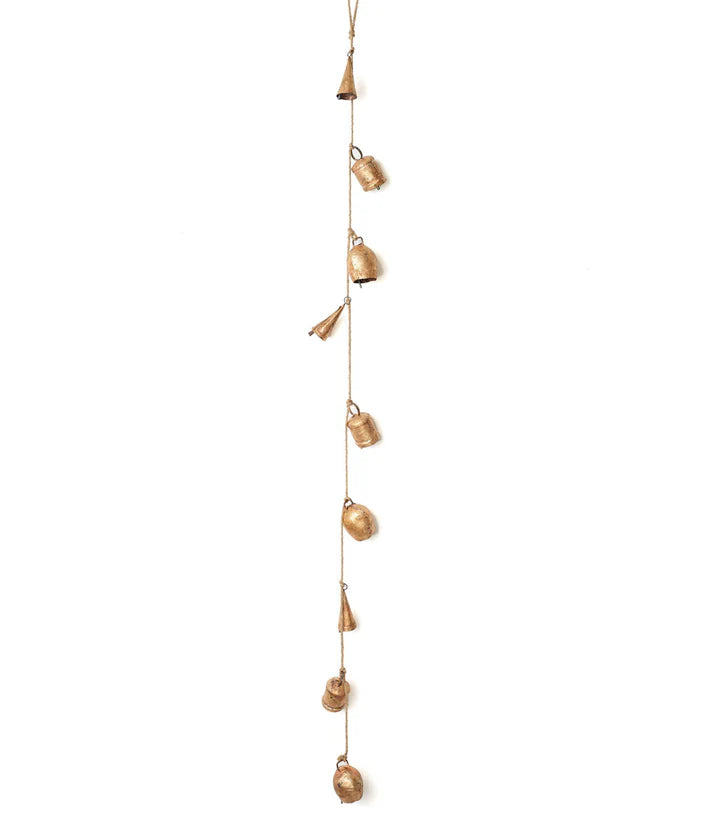 Rustic Bells, Hanging Garland, Wind Chime