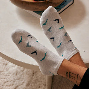 Adult Ankle Socks That Protect Dolphins