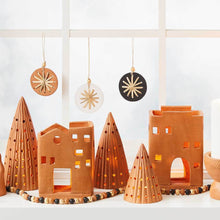 Load image into Gallery viewer, Terracotta Snowflake Ornament

