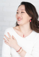 Load image into Gallery viewer, Scarlet Red Beaded Bracelet
