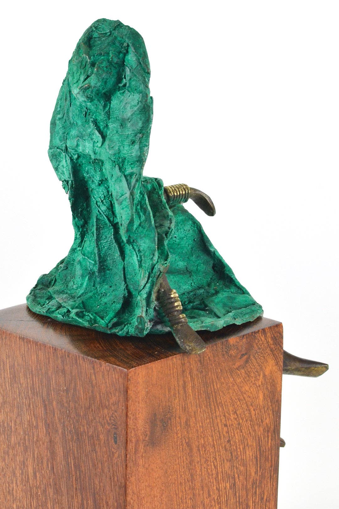 Emerald Elegance Burkina Bronze Sculpture