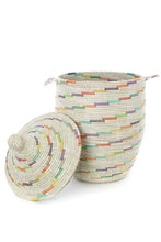 Load image into Gallery viewer, Vanilla Sugar Swirl Large Laundry Hamper Basket
