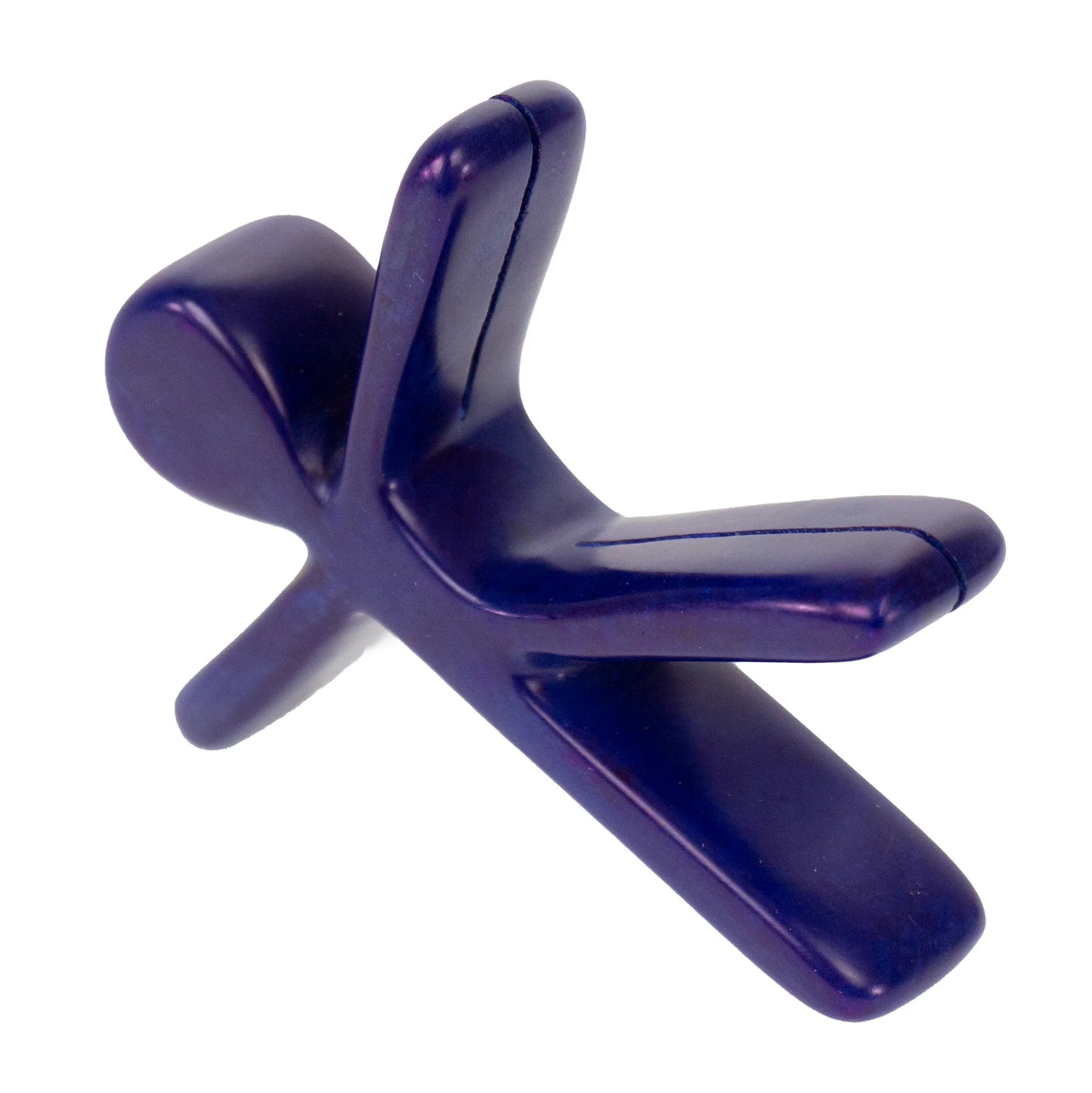 Colorful Soapstone Photo/Card Stands in Whimsical Yogi Poses