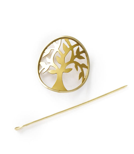Aranyani Tree of Life Hair Pin - Slide with Stick