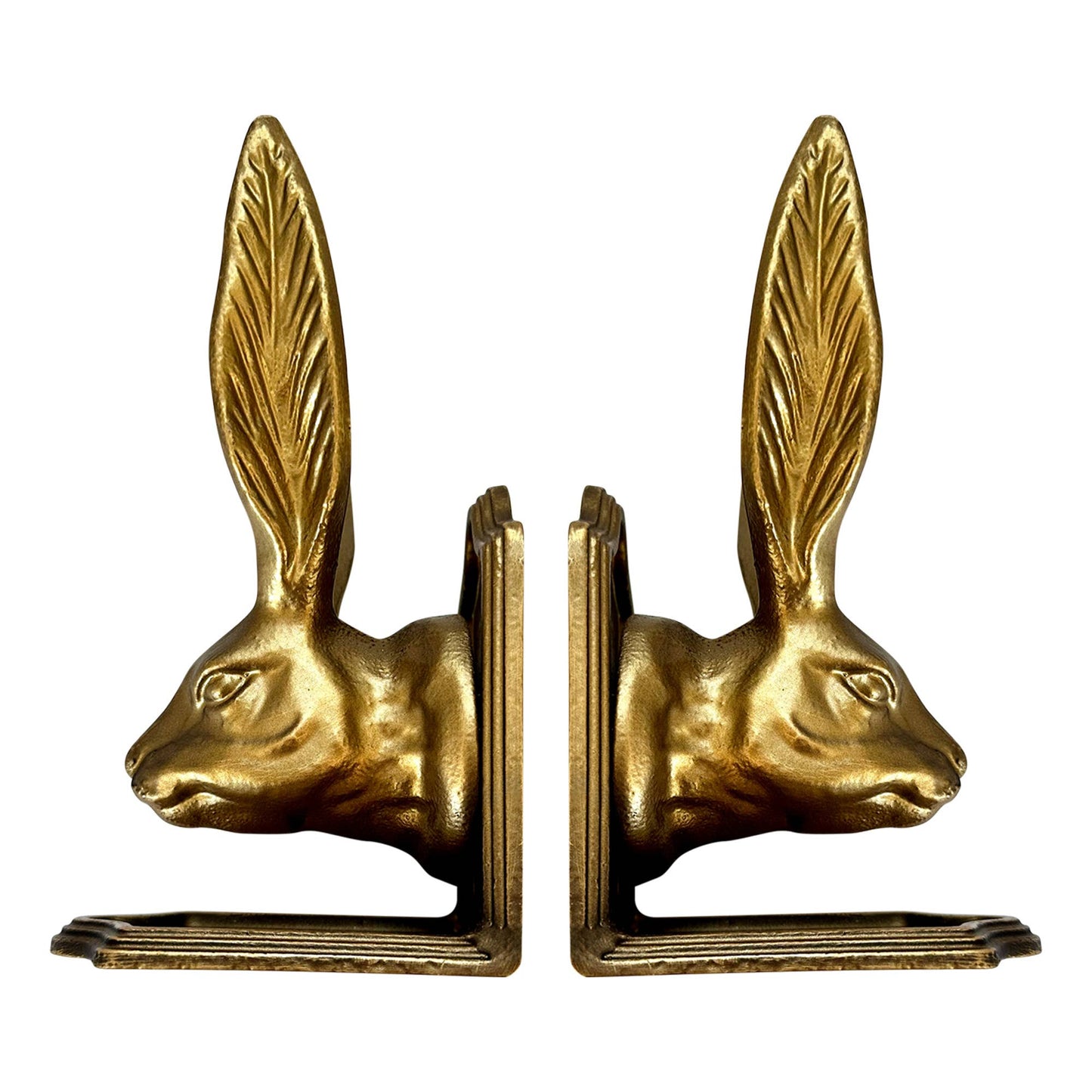 Fox Run Rabbit Decorative Bookend Set, 4.7" x 4" x 8.6"