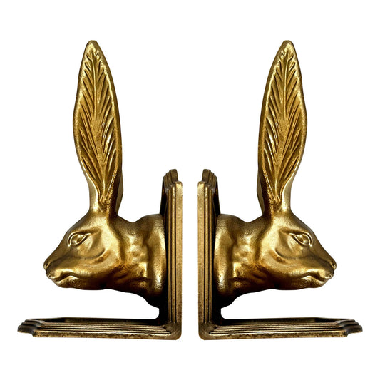 Fox Run Rabbit Decorative Bookend Set, 4.7" x 4" x 8.6"