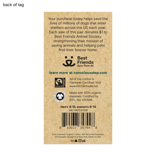 Socks that Save Dogs (Go Fetch): Small