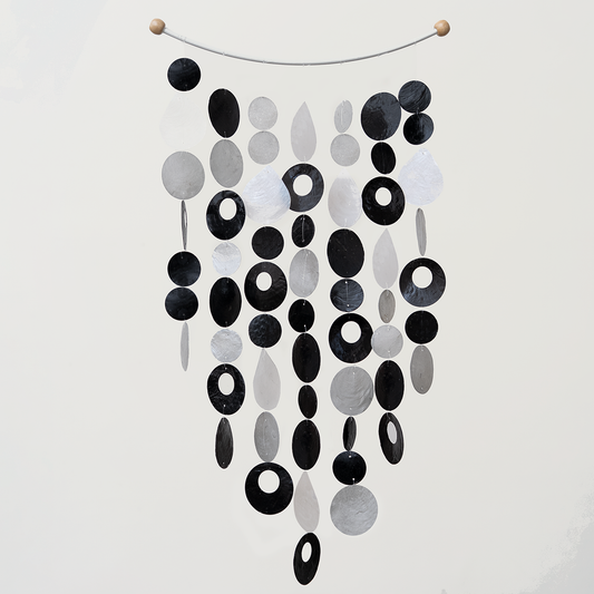 Capiz Chime Inverted Arch | Onyx