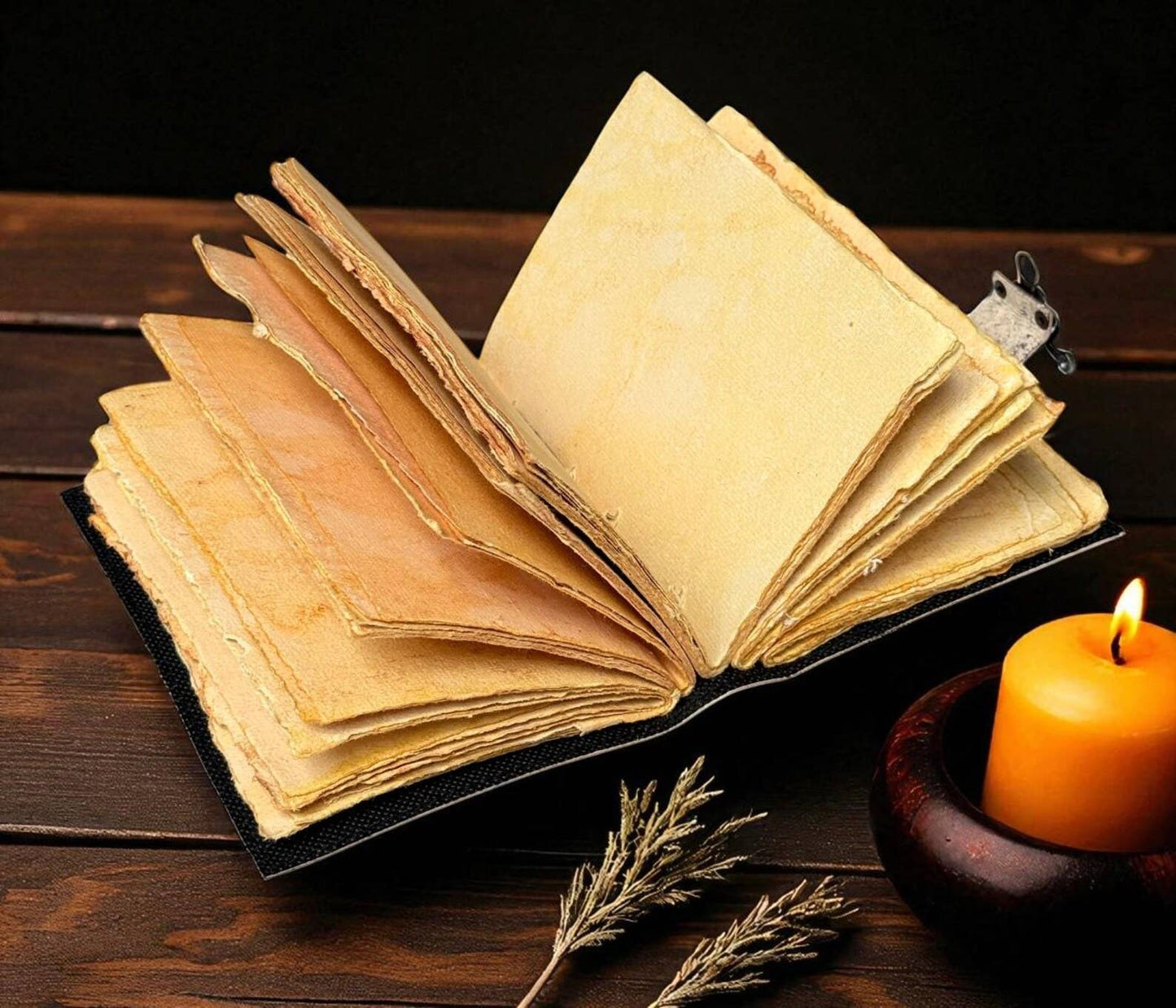 Luna Moth Grimoire Journal