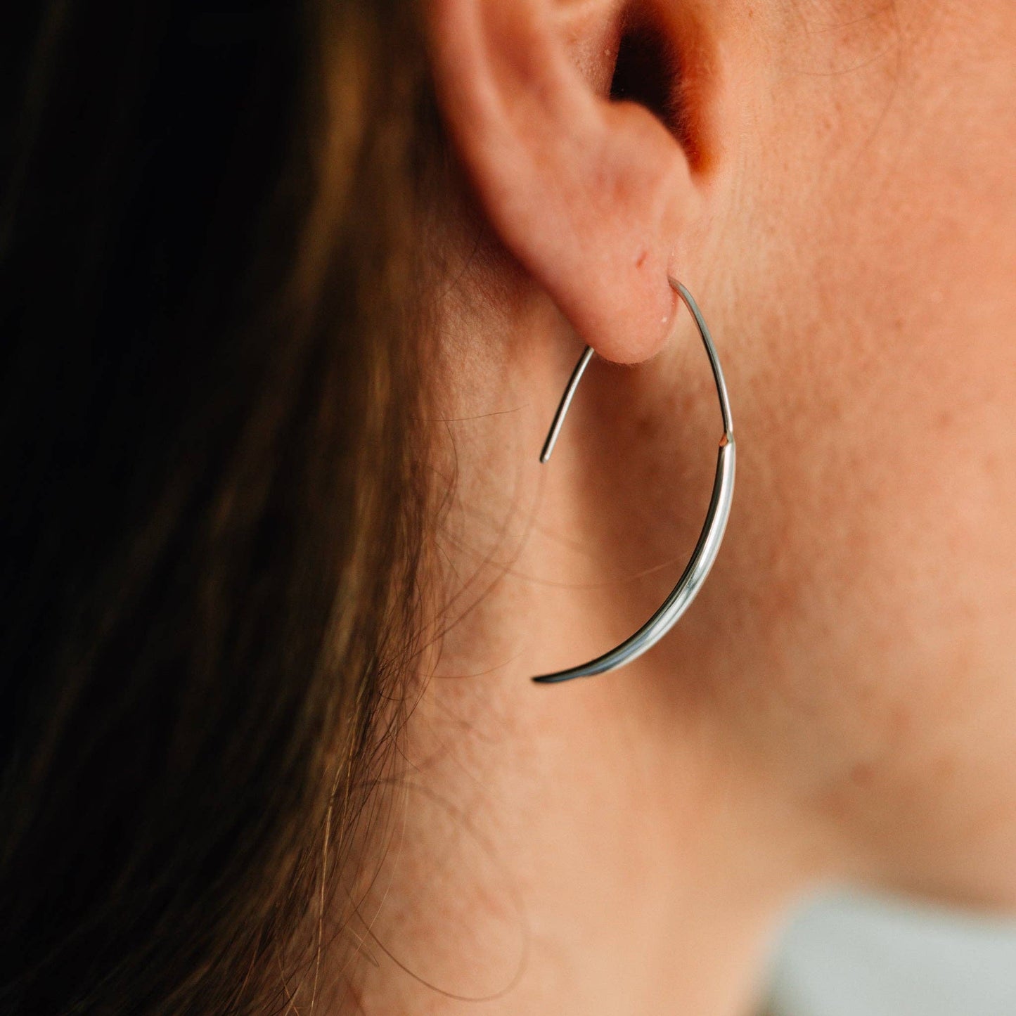 Damini Silver Teardrop Earrings