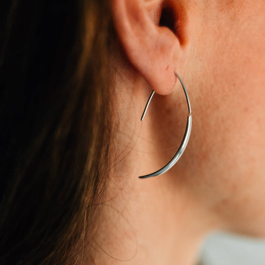Damini Silver Teardrop Earrings