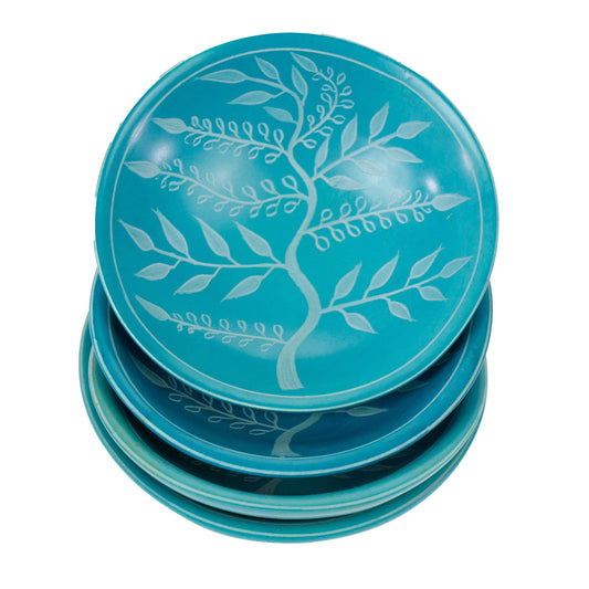 Painted Soapstone Carved Dishes