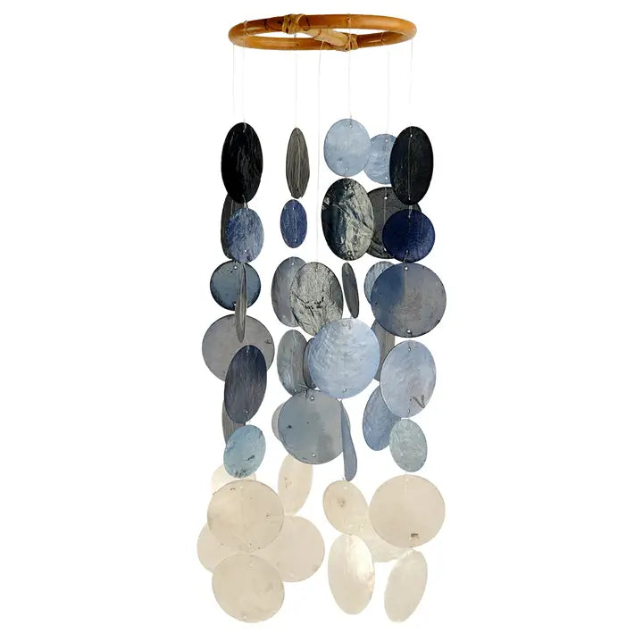 Capiz Chime Small Round | Ombre