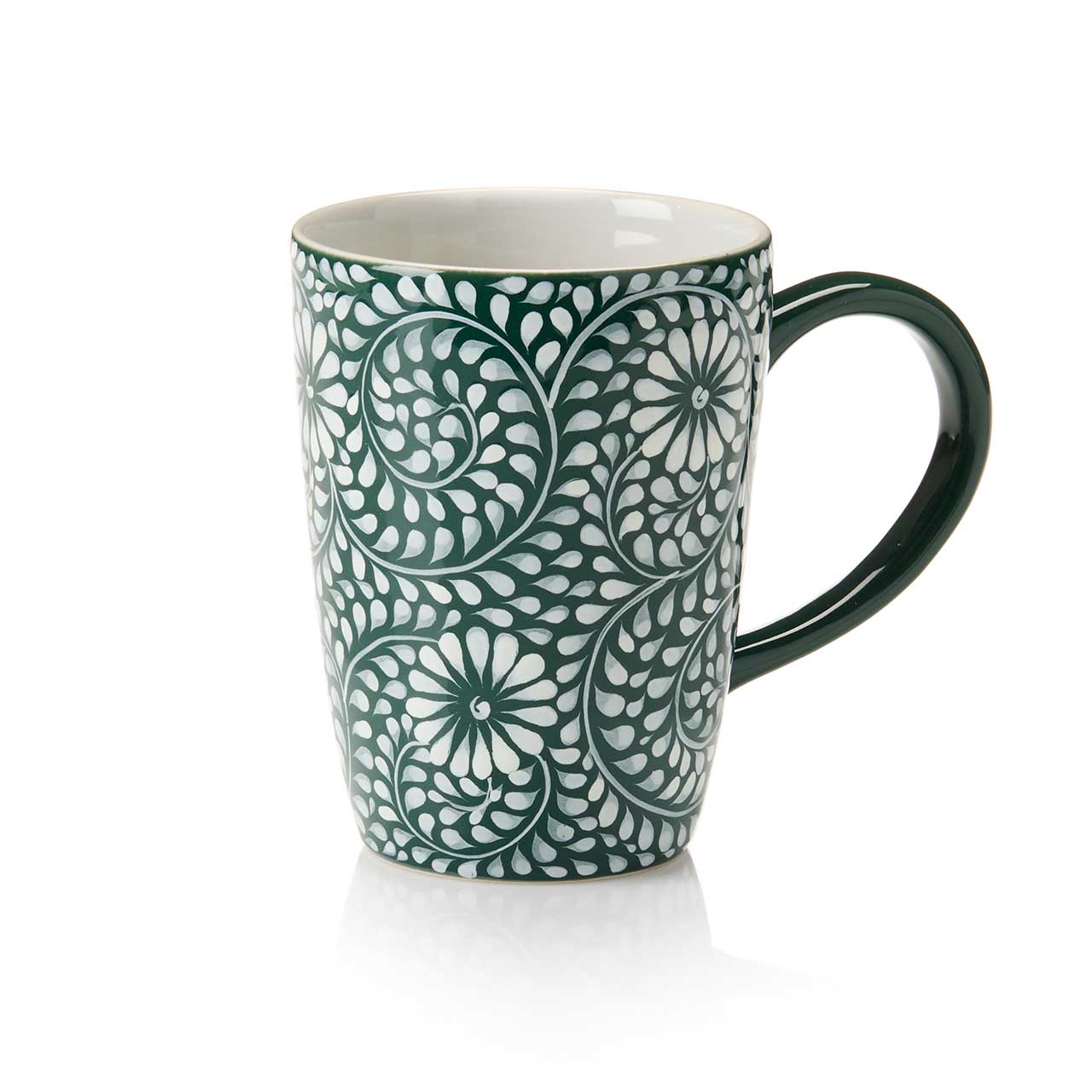 Holly Frosted Vines Mug