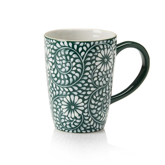 Holly Frosted Vines Mug