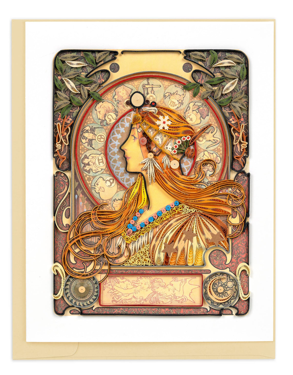 Artist Series - Quilled Zodiac, Mucha