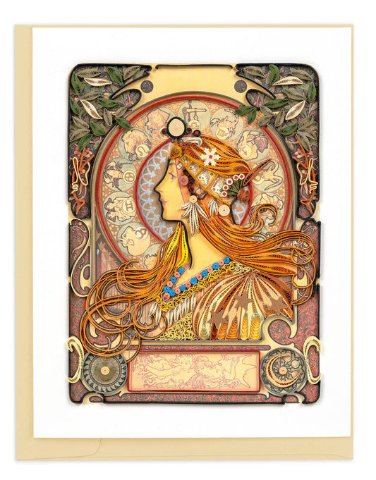 Artist Series - Quilled Zodiac, Mucha