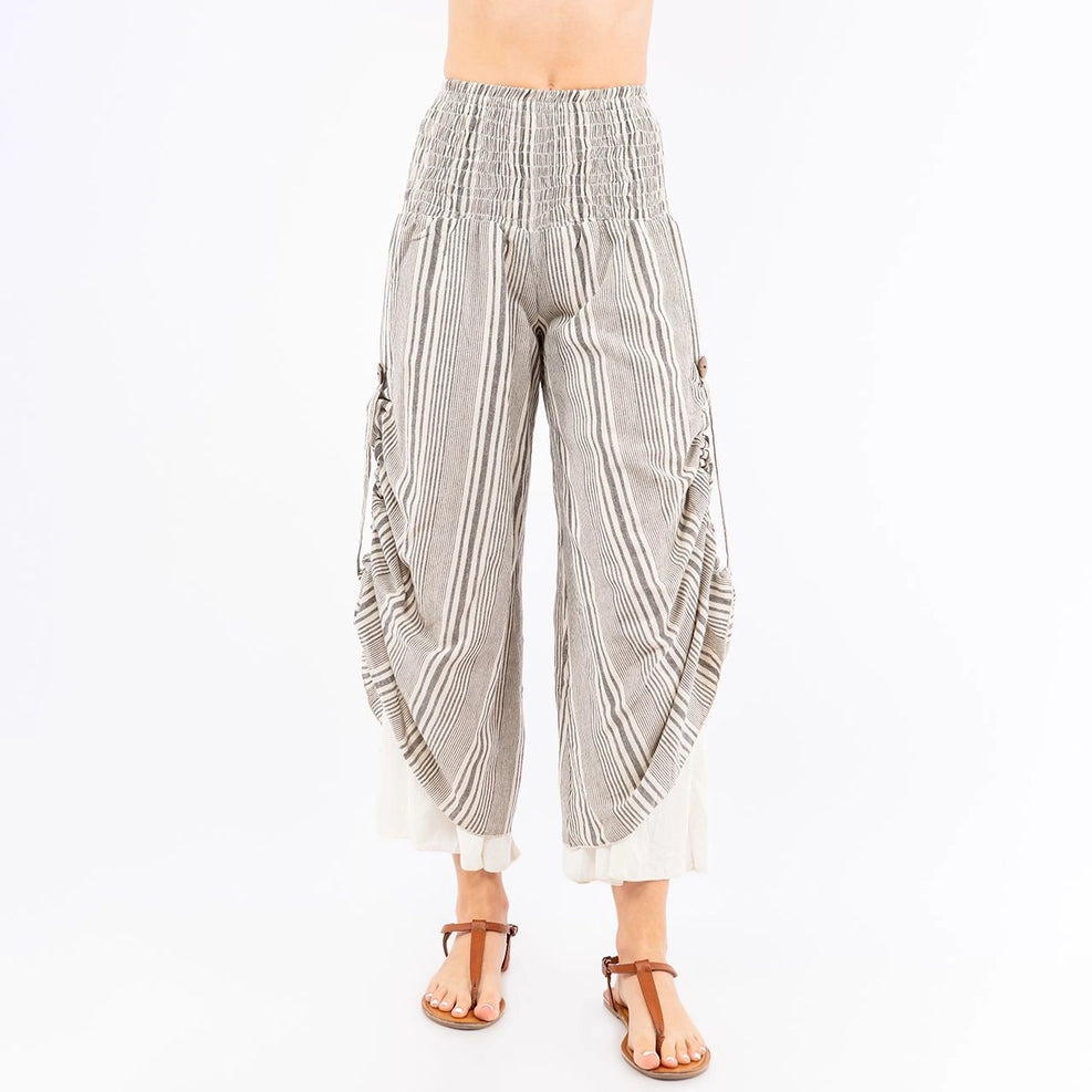Two Layer Cinch Up Pant