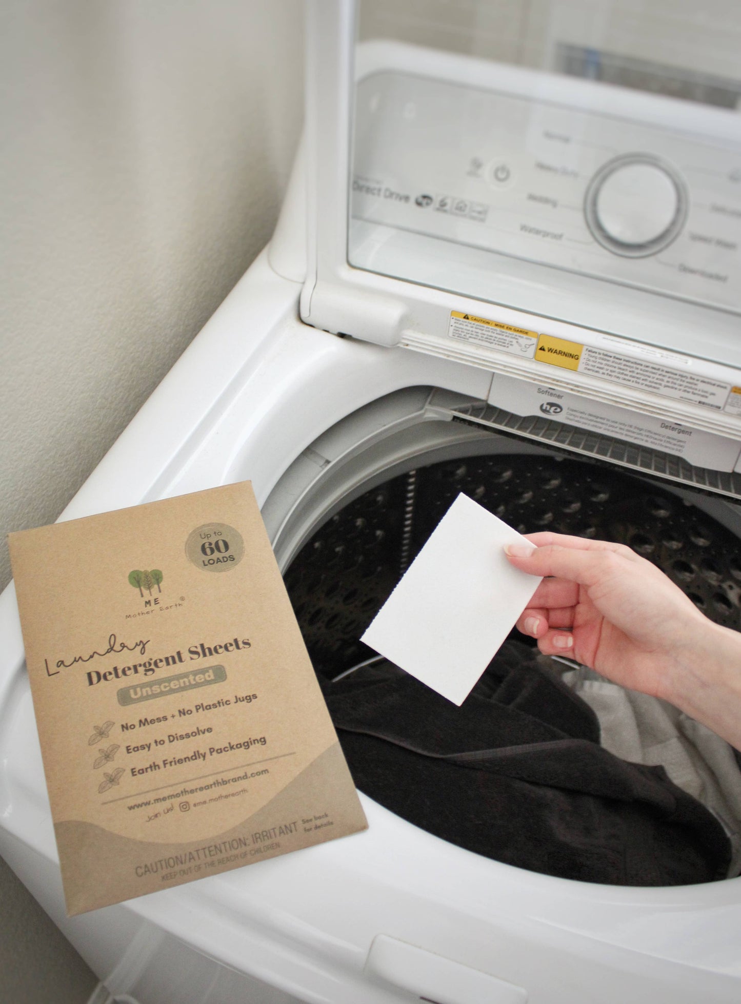 Laundry Detergent Sheets: 60 Loads: Unscented