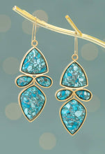 Load image into Gallery viewer, Celestial Cascade Emperor Stone Earrings
