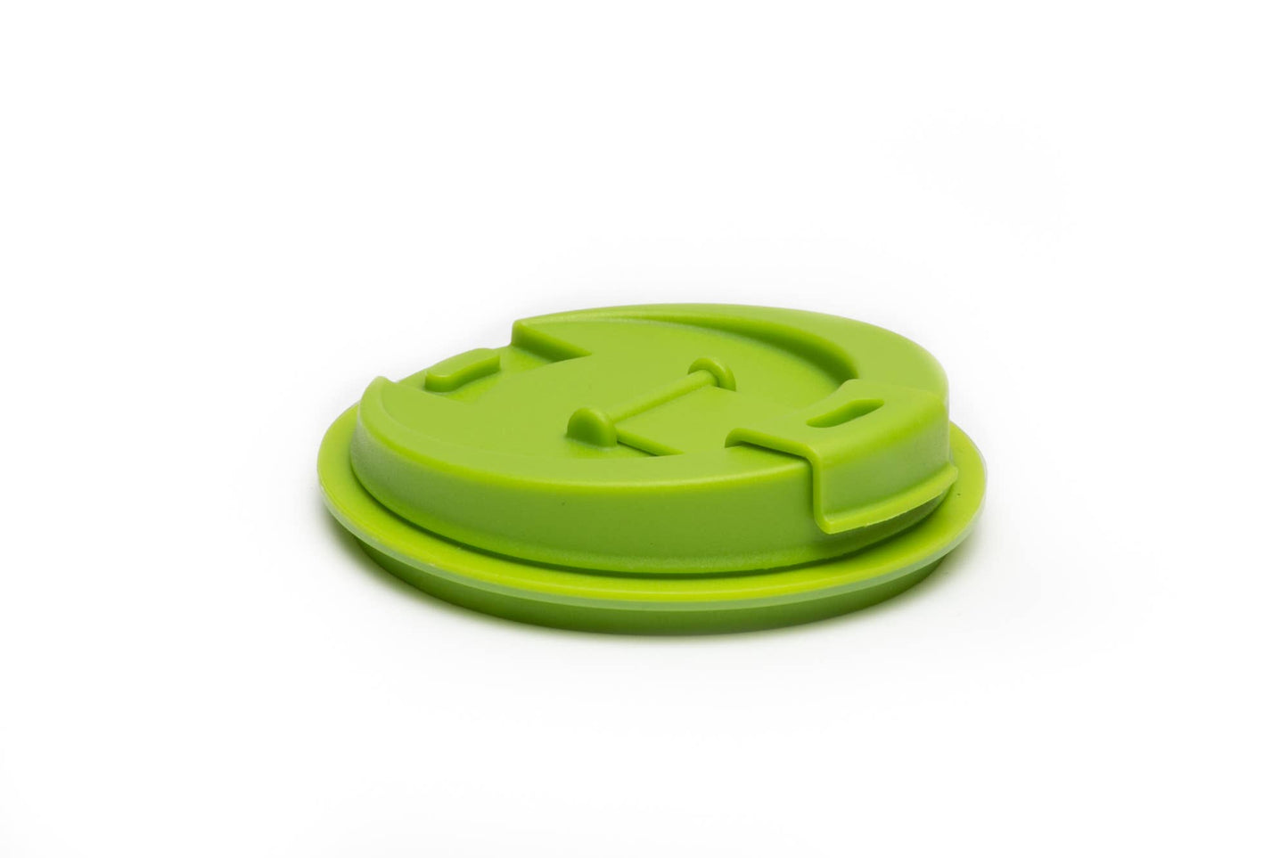 Jarware Drink Lid for Wide Mouth Mason Jar, Green