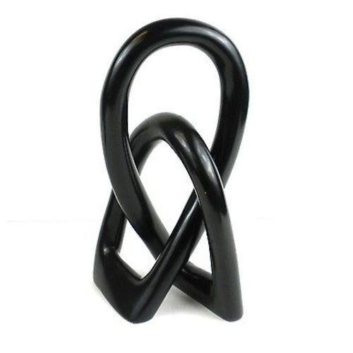 Wedding Eternity Knot - BLACK 8 inch