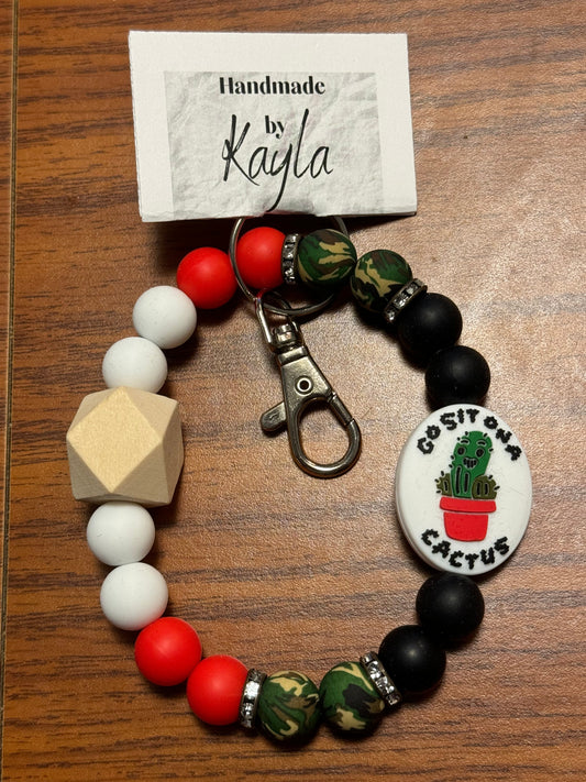 Go sit on a cactus Wristlet
