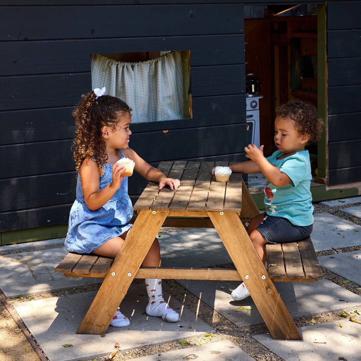 Kids Socks that Provide Meals (Blue Cupcakes): Toddler