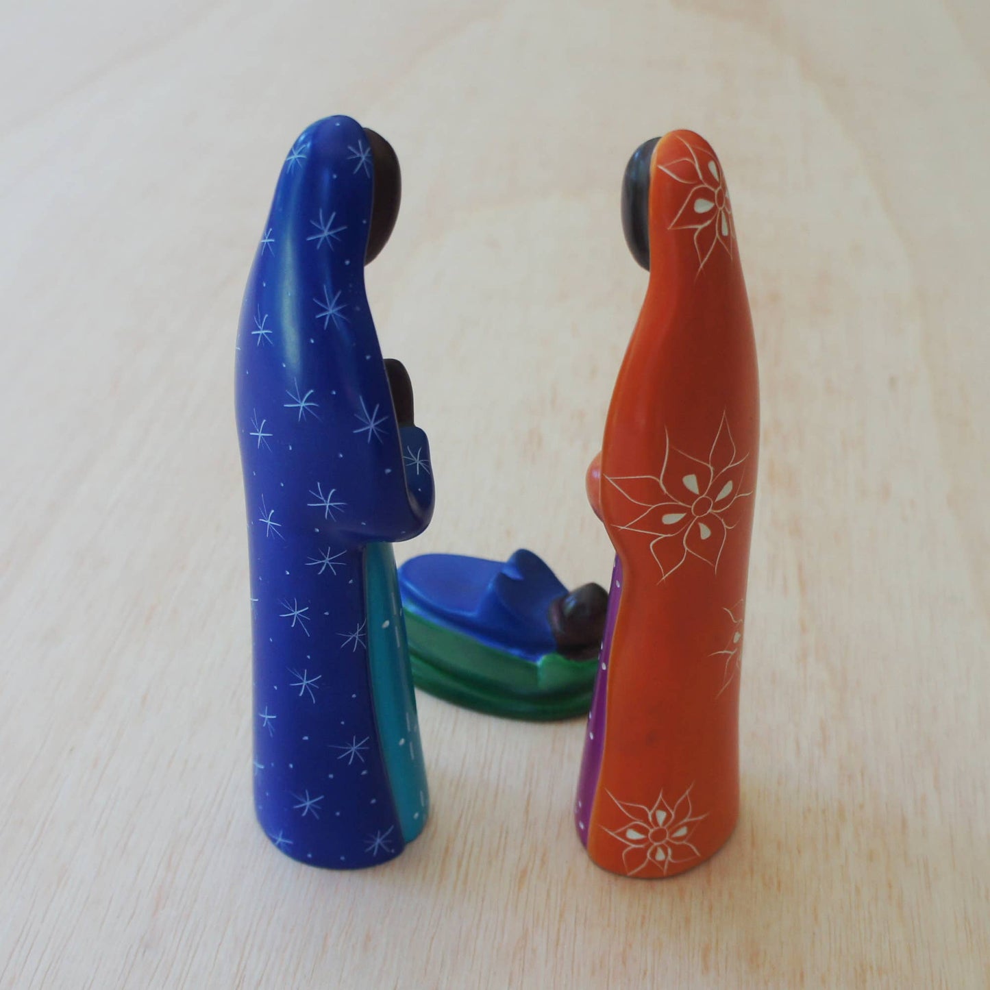 Nativity Colorful 3 Piece 6inch