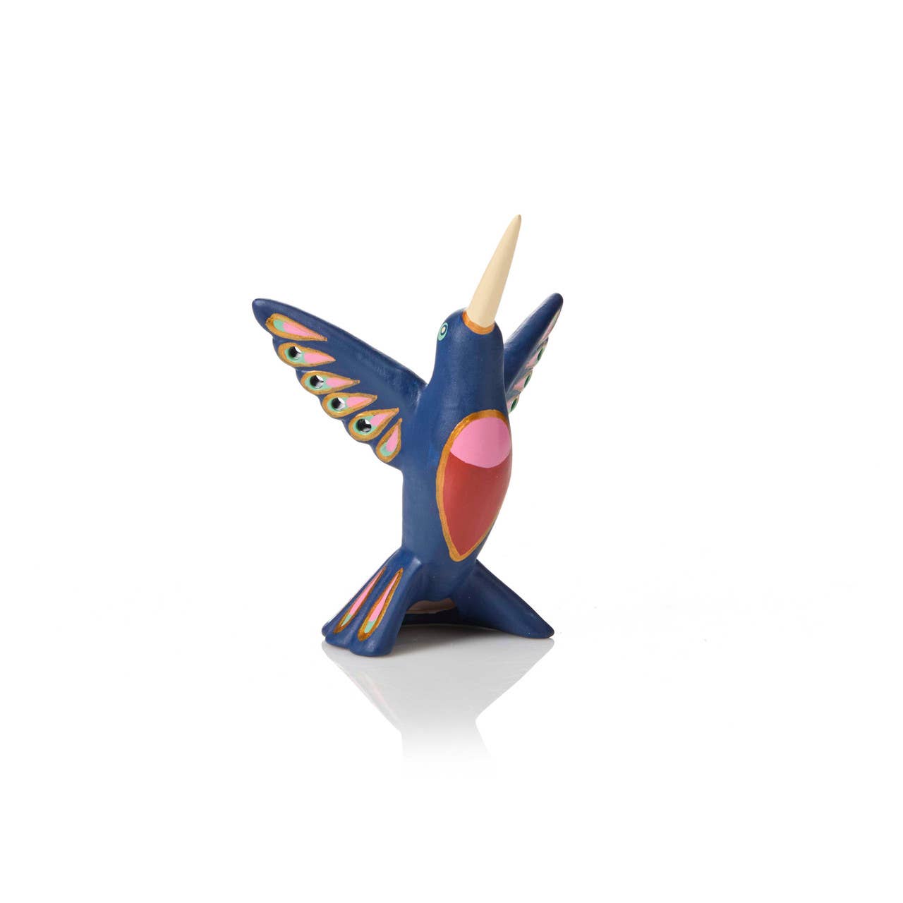 Vibrant Hummingbird Jewelry Holder